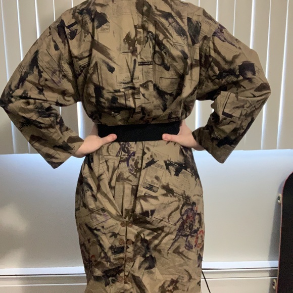 Newspaper Cotton Jacket - Picture 4 of 16